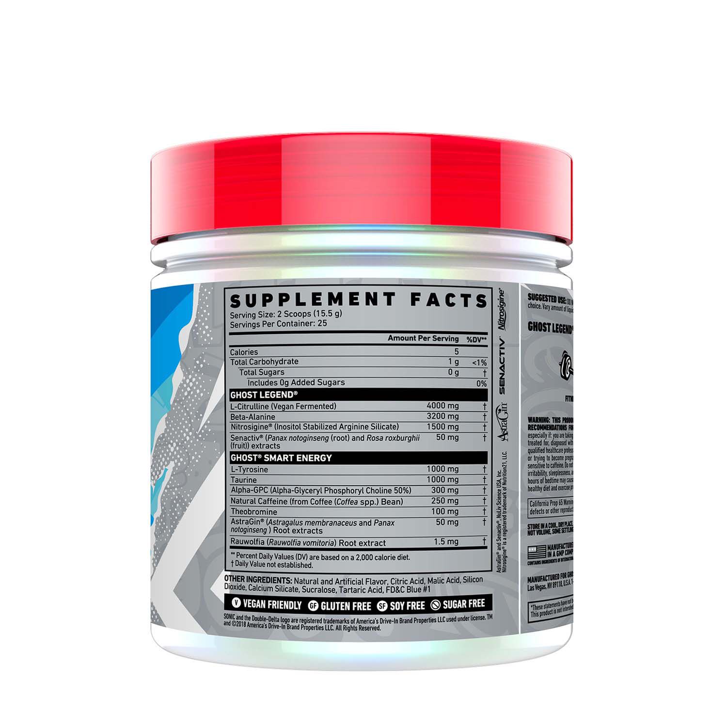 528003 GHOST® Try GHOST LEGEND PreWorkout SONIC Ocean Water at GNC